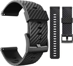 WEARABLE4U Suunto 7 / 9 Soft Silicone Wristband Strap 24MM Quickfix Black. Fixed Price $11.99.