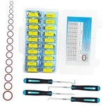300PCS Fkm Viton Kit, 22SIZES Sae AS568 O-rings Set For Auto Fluid. Fixed Price $42.90.