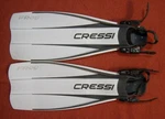 Cressi-sub Frog Scuba Diving Fins White Size S-m Open-heel Adjustable Strap. Fixed Price $32.99.
