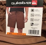 Quiksilver Men's Comfort Stretch Dry Active Shorts Brown, S-M-2XL. Fixed Price $17.89.