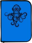 Log Book 3-RING Binder Scuba Diving With Pages Blue Octopus LB0431. Fixed Price $44.95.