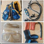 Mix Lot Scuba Diving Gear & Vest Reg Us Divers Oceanic Wintech. Fixed Price $50.00.