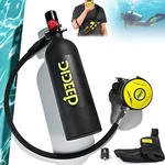 Mini Scuba Diving Case Kit 1.0L Oxygen Tank Pump Equipment Underwater Breath Usa. Fixed Price $128.60.