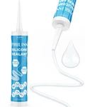 Paulinn Silicone Sealant, 100% Caulk Clear Waterproof For Rv, Kitchen,. Fixed Price $14.12.