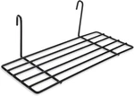 Yaegoo 8 Pack Grid Wall Shelves, Wire Straight Shelf With Hooks, Hanging. Fixed Price $35.99.