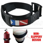 Scuba Diving Dive Cylinder Tank Band With Cam Buckle W/ Flag Logo. Fixed Price $23.99.