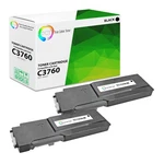 2PK Tct Premium Black For Dell C3760DN C3760N Compatible Toner. Fixed Price $36.74.