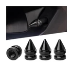 Norkmdi Car Tire Valve Stem Caps, 4PCS Spike Style Aluminum Alloy Black. Fixed Price $7.99.