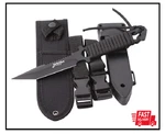 Scuba Diving Knife, Black Tactical Sharp Blade Knives, Divers To. Fixed Price $14.03.