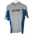 O'neill Mens Skins Classic Short Sleeve Crew Surf / Board Tee Blue, White Xll. Fixed Price $17.99.
