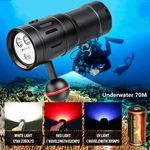 Trustfire 2350LUMEN Led Diving Underwater 100M Scuba Flashlight For Video. Fixed Price $47.99.