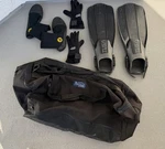 Tusa Liberator X-ten Fins SF-5000 Hydrowings Tabata, Shoes, Gloves, Bag.. Fixed Price $80.00.