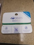 4OCEAN Earth Day 2024 Braided Bracelet. Fixed Price $19.95.