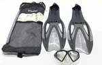 U.s. Divers Cozumel Swim Mask And Proflex Fins Snorkeling Set With Gear Bag. Fixed Price $29.99.