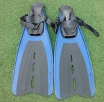Aeris Velocity Full Foot Blue Fins For Diving Snorkeling Swimming S-m. Fixed Price $19.77.