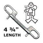 3/4" 316 Stainless Steel Double End Bolt Snap Ergonomic Scuba Dive Clip. Fixed Price $14.95.