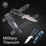 Aquatec Scuba Diving Knife Titanium (non-magnetic) Point Tip Bcd KN-200T. Fixed Price $130.00.