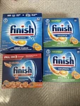 Finish Dish Detergent Gelpacs Orange Scent 92 Total Pack Of 4 As Pic. Fixed Price $49.99.