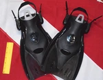 Tusa Sport Aqua Fins Gear Travel Snorkeling Compact Lightweight Black. Fixed Price $24.99.