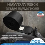 Usa Heavy Duty 4" X 40' Flatbed Truck Winch Tie Down Strap W/flat Hook 5400 Lbs. Fixed Price $179.90.