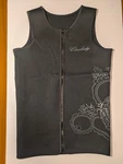 Ctrilady Men Wetsuit Top Neoprene Vest With Front Zipper, Sleeveless Black-sm. Fixed Price $24.99.