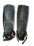 Aqua Lung Stratos Adj Open Heel Scuba Diving Fins Black Size Small Ocean Sea. Fixed Price $25.00.