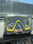 New Tusa Freedom Hd M-1001 Scuba Diving Mask Yellow Snorkel. Fixed Price $84.00.
