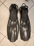 Mares Avanti Quattro + Small Black Open Heel Scuba Diving And Snorkeling Fins. Fixed Price $36.00.