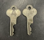 Antique Vintage Co Brass E632 Keys. Fixed Price $6.99.