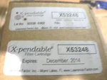 Lawrence Factor X-pendable Filter X53648. Fixed Price $25.00.
