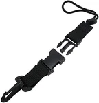 Scuba Diving Dive Black Lanyard Clip With Webbing Strap Quick Release Buckle. Fixed Price $16.81.
