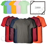 Gildan Heavy Cotton T-shirt 5000 Unisex Plain Blank Crewneck Short Sleeves Tee. Fixed Price $8.99.