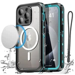For Iphone 15 16 Max 14 Waterproof IP68 Case Shockproof Mag Safe Full Cover. Fixed Price $20.96.
