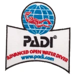 Padi Advanced Open Water Diver Emblem. Fixed Price $19.70.
