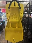 Scubapro Jet-fin, Size Medium, Diving Fins, Yellow, With Spring Strap, New. Fixed Price $175.00.