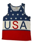 Chubbies Mens Tank Top Size Large Patriotic Usa Fourth Of July Cotton. Fixed Price $12.99.