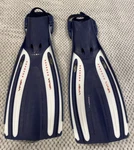 Scuba Dive Power Oceanic Viper Oh Fin, Blue/white Reg - Fins Adjustable. Fixed Price $39.88.