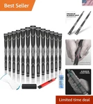 Exclusive Golf Grip Design 13 Pack - Innovative Rubber For Enhanced Swing Power. Fixed Price $60.97.