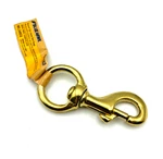 1" X 3-1/2" Bronze Plated Round Eye Swivel Bolt Snap Blue Hawk AC1071, Saddler. Fixed Price $6.00.