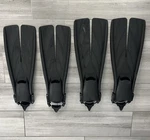 Atomic Aquatics Split Fins Smoke Small. Fixed Price $300.00.