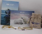 4OCEAN Polar Bear Bracelet Lot Of 2 Limited Edition Conservation New In Pk. Fixed Price $24.99.