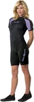 Neosport Wetsuits Women's Premium Neoprene 3MM Shorty Lavender 14 Diving Surf. Fixed Price $65.99.