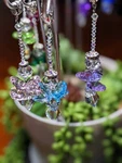 Angels Suncatchers In Coil Spiral Wand 11" High, You Can Chose The Wire Color. Fixed Price $11.01.