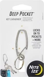 Nite Ize Deep Key Carabiner Locks Onto Pockets And More. Fixed Price $10.69.