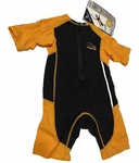 Stingray/aqua Sphere Childrens Wetsuit Size 4 Front Zip Rash Guard Swim Shorts. Fixed Price $18.50.