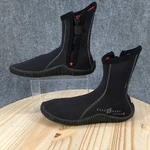 Aqua Lung Echozip Ergo Dive Boots Mens 11 Scuba Side Comfort Round Toe Black. Fixed Price $49.99.