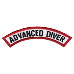 Advanced Diver Chevron Scuba Diving Iron-on Patch Embroidered Applique. Fixed Price $5.95.