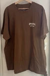 Neill Graphic Surfboard Tee Shirt New Nwt Mens Xxl 2XL Brown Standard Fit. Fixed Price $25.00.