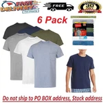 Hanes 6-PACK Pocket Tee Men's T-shirt Soft And Breathable Assorted. Fixed Price $31.97.