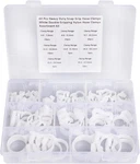 60 Pcs Heavy Duty Snap Hose Clamps 8 Kinds White Double Gripping Nylon. Fixed Price $21.14.